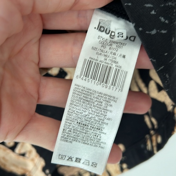 NWOT Desigual cotton boho top - Picture 5 of 7